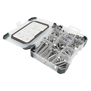 Mixed Set Screws, Nuts and Washers Tray