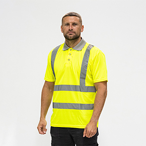 Hi-Visibility Short Sleeve Polo Shirt