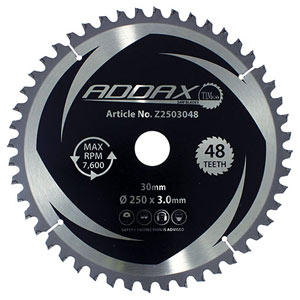 Zero Degree Mitre Saw Blades