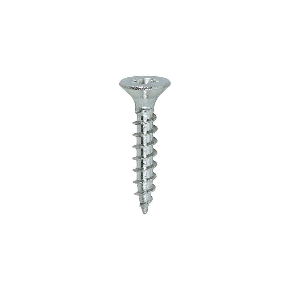 4 x 5/8" (3.0 x 16mm) Classic Multi-Purpose Screws - PZ - Double Countersunk - A4 Stainless Steel