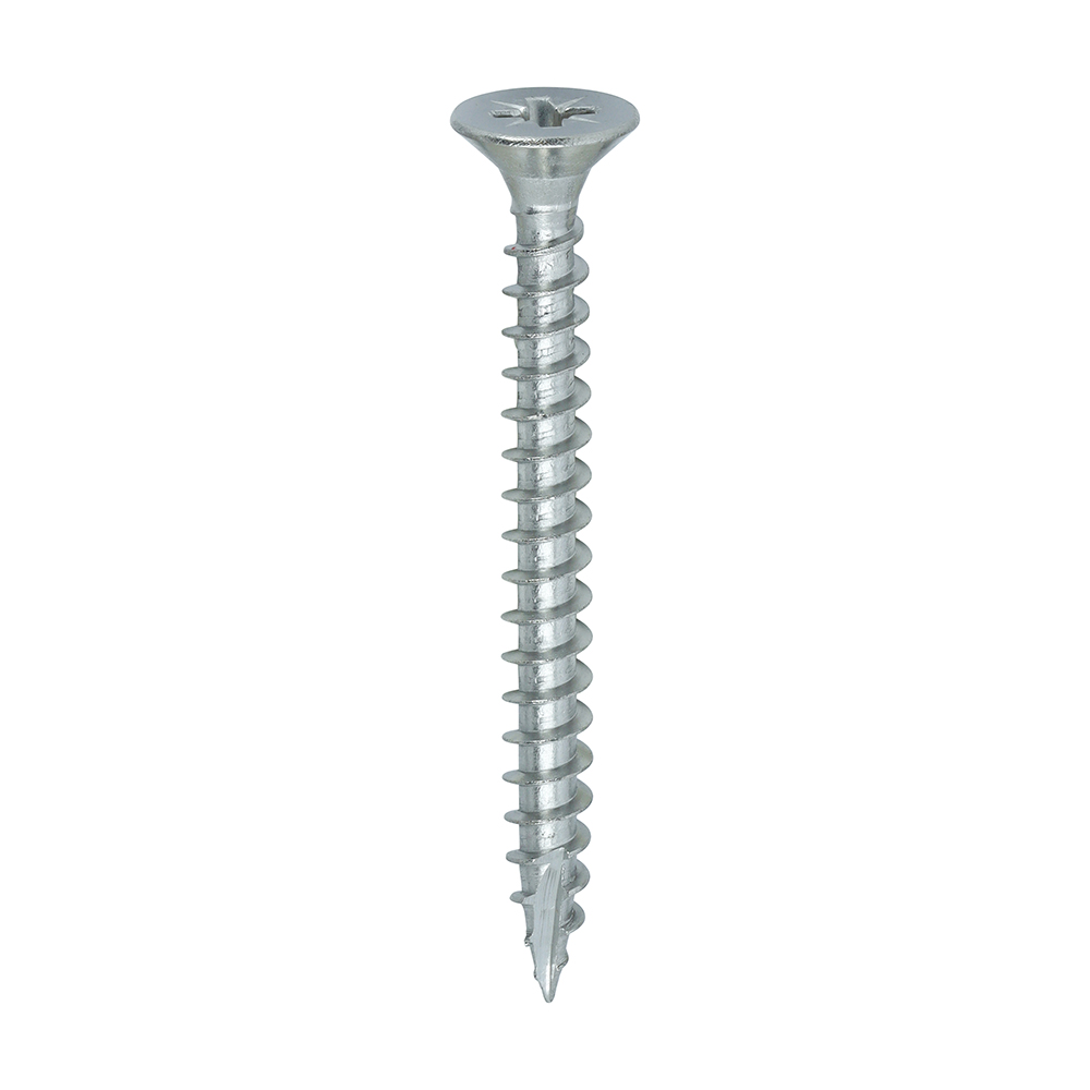 10 x 2" (5.0 x 50mm) Classic Multi-Purpose Screws - PZ - Double Countersunk - A4 Stainless Steel