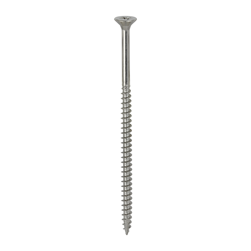 10 x 4" (5.0 x 100mm) Classic Multi-Purpose Screws - PZ - Double Countersunk - A4 Stainless Steel