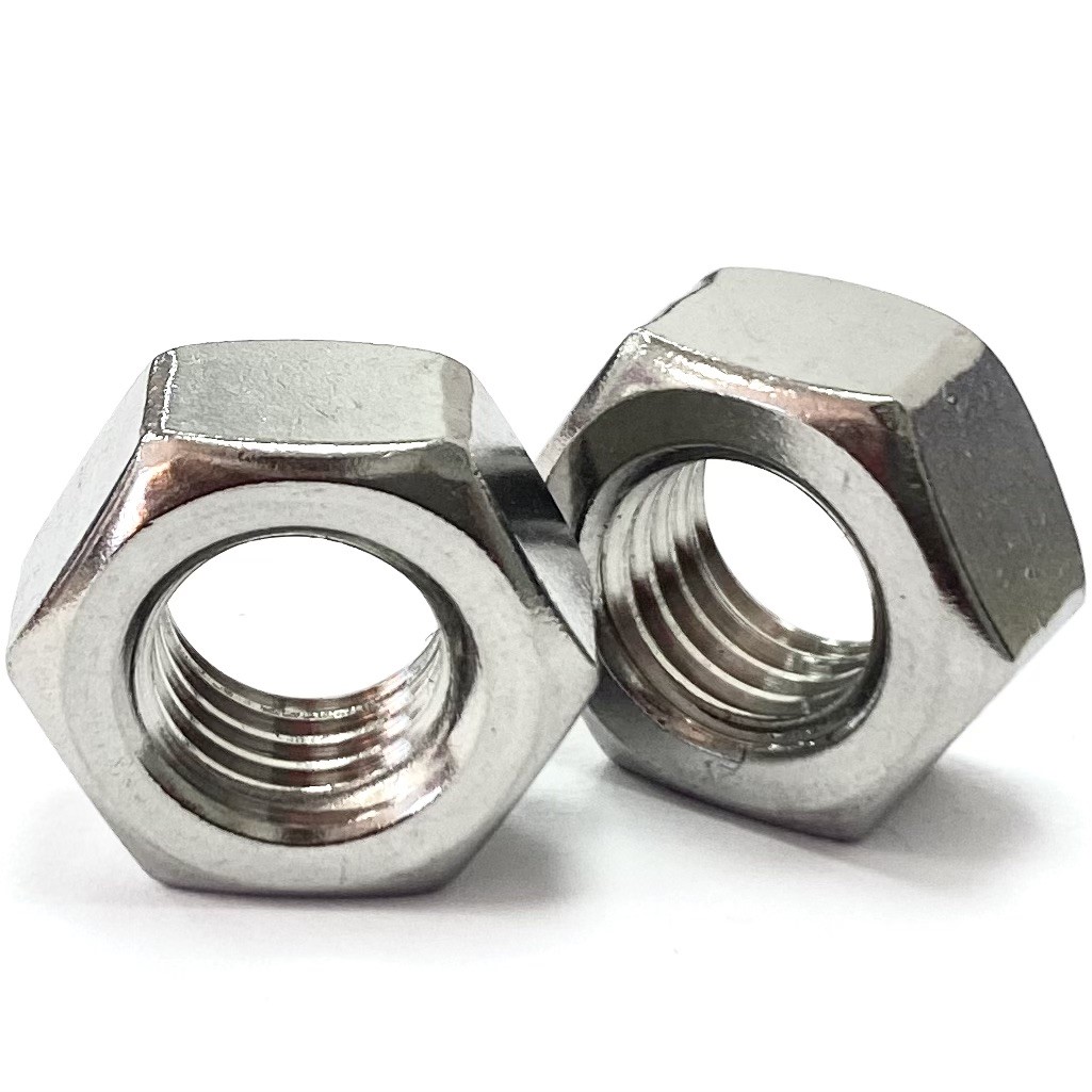 M18 x 1.5mm (pitch) Hexagon Full Nuts, Metric Fine Pitch Thread, Stainless  Steel A2 (304)