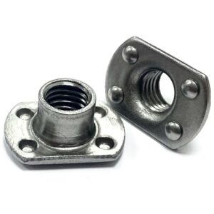 Spotted Weld Flange Nuts - Plain