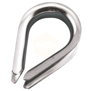 Stainless steel thimble for wire / rope 316 A4 marine grade