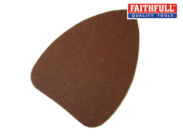 Faithfull Faithfull Mouse Sander Sheets Hook & Loop Plain Coarse (Pack of 5) - FAIAOMOUSEC