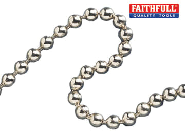 Faithfull Faithfull Ball Chain Chrome 3.2mm x 10m - FAICHBC3210
