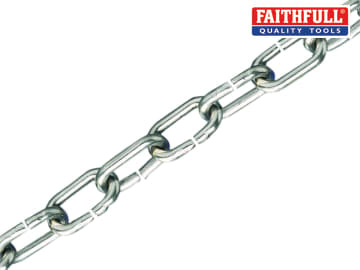 Faithfull Faithfull Clock Chain Stainless Steel 2mm x 10m - FAICHCC2010S