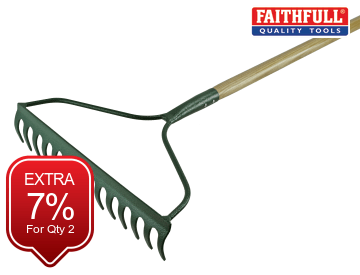 Faithfull Faithfull Countryman Garden Rake 14 Flat Tines - FAICOUGR