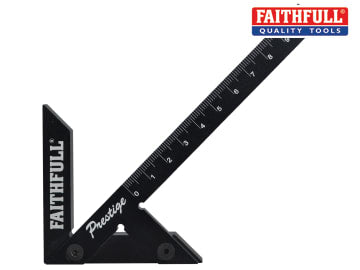Faithfull Prestige Centre Finder Gauge Black Aluminium 100mm - FAICSQ10CNC