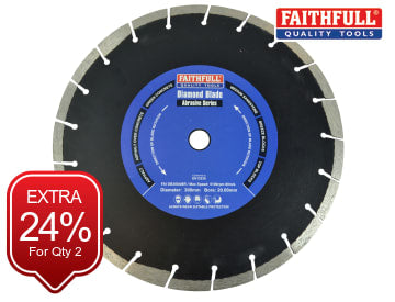 Faithfull Faithfull Abrasive Diamond Blade 300 x 20mm - FAIDB300ABR