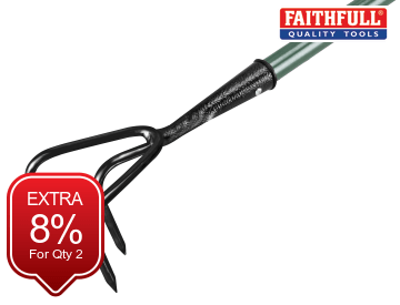 Faithfull Faithfull Essentials 3 Prong Cultivator - FAIESSCUL