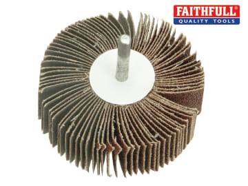 Faithfull Faithfull Flap Wheel 80 x 30mm Coarse - FAIFW8030C