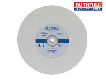 Faithfull Faithfull General Purpose Grinding Wheel 200 x 25mm White Medium - FAIGW20025WG