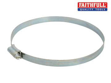 Faithfull 6X Hose Clip - Zinc MSZP 120 - 150mm FAIHC6XB