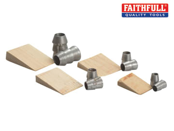 Faithfull Faihtfhull Hammer Wedges Assorted Card (12) - FAIHWMMBOXN