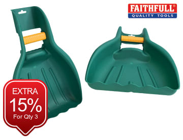 Faithfull Faithfull Leaf and Rubbish Collector Hand Scoops - FAILEAFHANDS