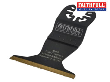 Faithfull Faithfull Multi-Functional Tool Bi-Metal Flush Cut TiN Coated Blade 65mm - FAIMFBM65
