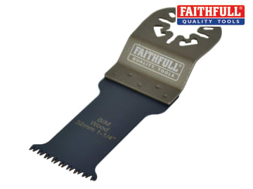 Faithfull Faithfull Premium Arc Cut Hardwood Bi-Metal Blade 32mm - FAIMFHW32P
