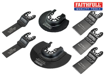 Faithfull Faithfull Multi-Function Tool Blade Set 7 Piece - FAIMFKIT7