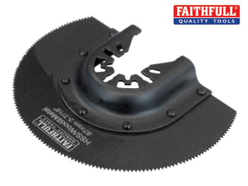 Faithfull Faithfull Multi-Functional Tool HSS Radial Blade Wood/Metal 87mm - FAIMFWM80