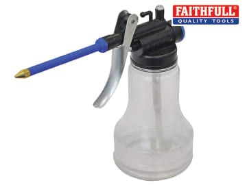 Faithfull Oil Can Transparent Plastic 350ml FAIOC350P