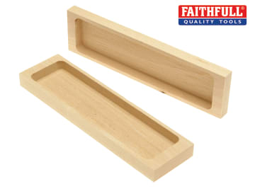 Faithfull Faithfull Oilstone Box 200 x 50 x 25mm (8 x 2 x 1in) - FAIOSBOX