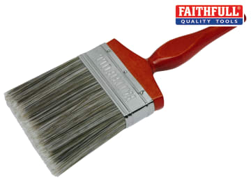 Faithfull Faithfull Superflow Synthetic Paint Brush 100mm (4in) - FAIPBSY4