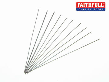 Faithfull Piercing Saw Blades 130mm (5in) 32 TPI (Pack of 12) FAIPRSB32