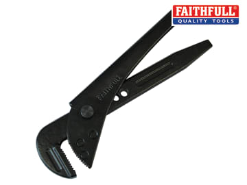 Faithfull Faithfull Lever Action Pipe Wrench 300mm (12in) Capacity 60mm - FAIPWLA12