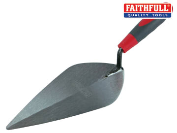Faithfull Faithfull London Pattern Brick Trowel Soft Grip Handle 10in - FAISGTB10L