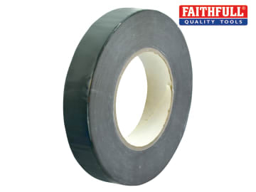 Faithfull Double-Sided Foam Tape Black 25mm x 10m FAITAPEFOAM