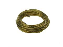 KADco? 3.5 Metres x 0.8mm Picture Hook Wire (Break Weight 6kg/ 13lb), Brass - (Pack of 1)