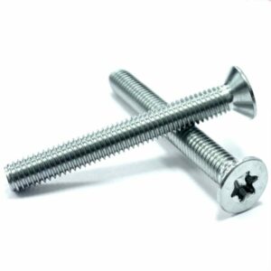 Torx Countersunk Head Machine Screws - BLUE Passivated Zinc Plated
