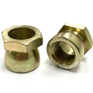 Tamper proof Shear Nuts Yellow Zinc Plated