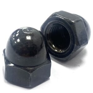 Dome Nuts - Black Passivated