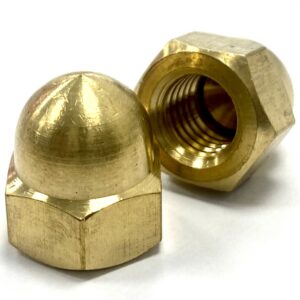 Dome Nuts - Brass