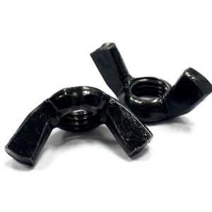 Wing Nut BLACK Stainless Steel A2