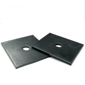 Square Plate Washers - BLACK Stainless Steel A2/A4