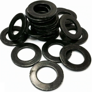 Flat Washer Form B - BLACK Stainless Steel A2