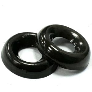 Screw Cup Washer - BLACK Stainless Steel A2