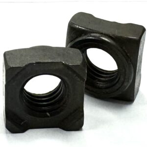 Square Weld Nuts - BLACK Stainless Steel A2 DIN 928