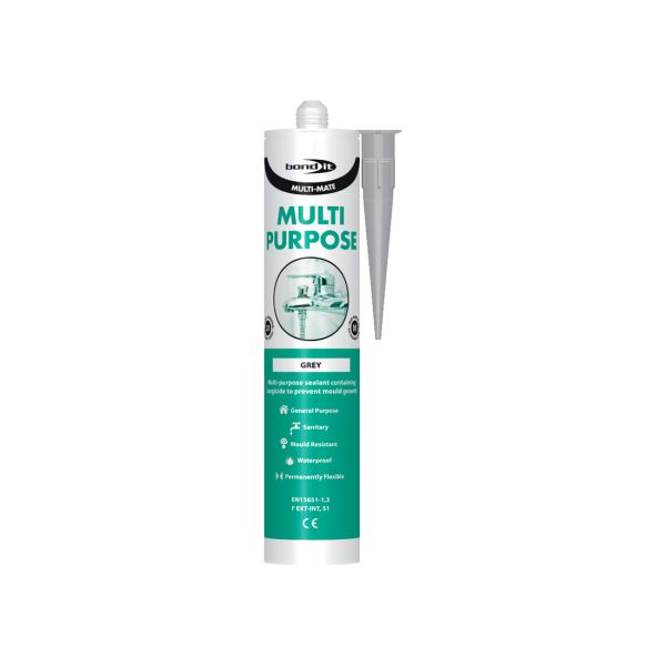 Multi-Mate General Purpose Silicone Sealant. Grey. Size EU3
