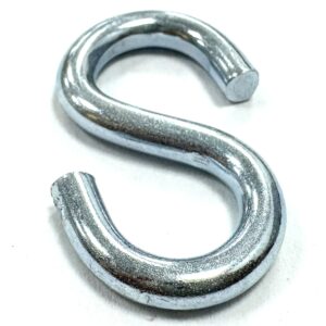 S-Hook Steel Bright Zinc Plated