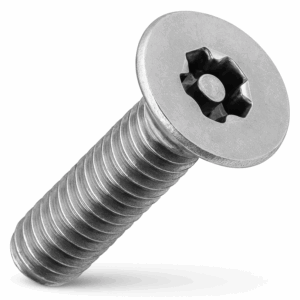 5-Lobe Pin Countersunk Stainless Steel A4 (316) Machine Screw