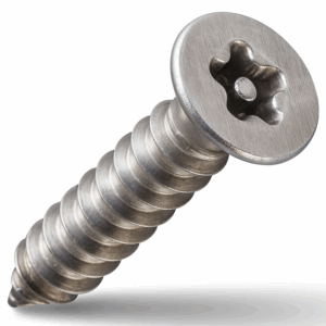 Security Self-Tappers - 5-Lobe Pin Countersunk A4 Stainless
