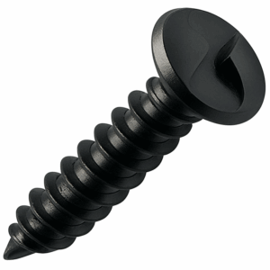 Security Self-Tappers - Clutch Head BLACK Countersunk Stainless Steel A2 (304)
