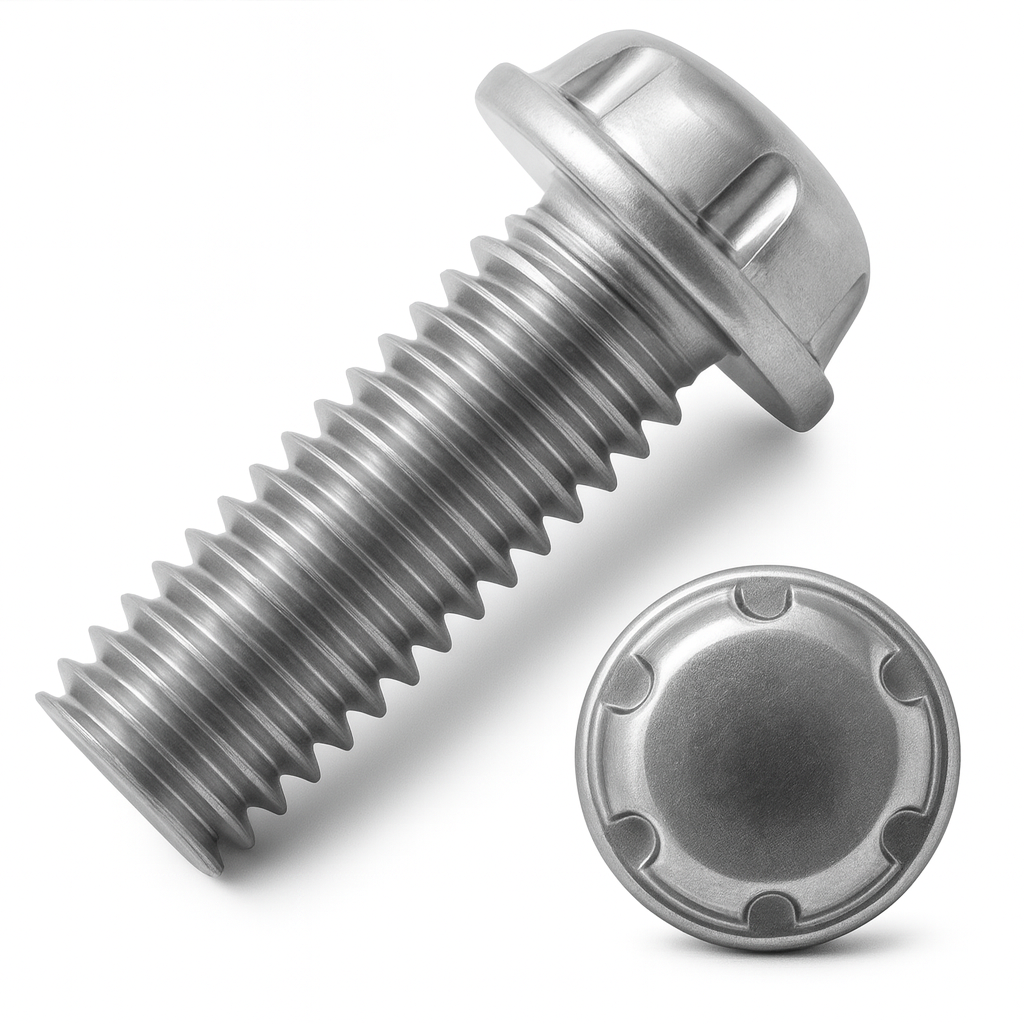 M4 x 6mm Flange Head Stainless Steel A2 System Zero? Security Machine Screw