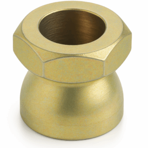 Tamper proof Shear Nuts Yellow Zinc Plated