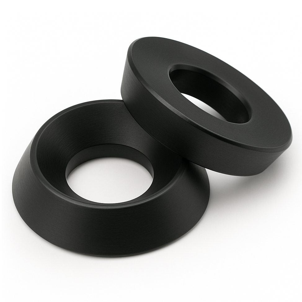 M12 Countersunk Washer BLACK A4 (316) Stainless Steel